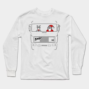 ERF E Series classic British lorry Christmas special edition Long Sleeve T-Shirt